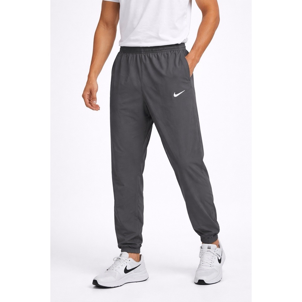 Nike Challenger Dri Fit Woven Jogger Pants Gray Athletic Running Size M